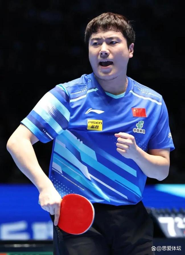 国乒首战第4盘!大胖丢分,法国赢一盘如同过年 逆转胜局惊全场