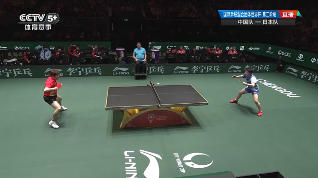 國乒戰(zhàn)勝日本 收獲八連勝