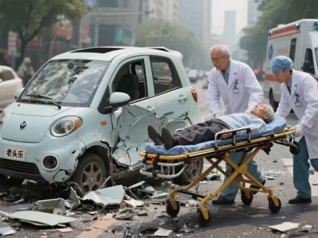 大爺剮蹭后說挪車 結(jié)果開老頭樂跑了 肇事逃逸成新痛點(diǎn)