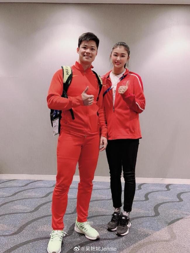 吴艳妮祝福苏炳添 传奇永不落幕