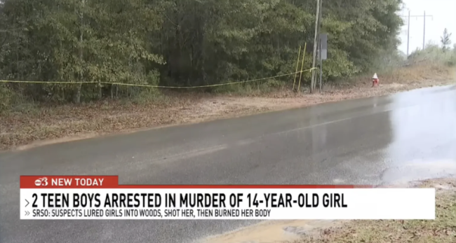 美國兩名少年槍殺少女后焚尸