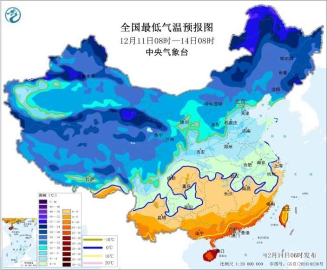 華北黃淮等部分地區(qū)有大雪 寒潮影響我國大部