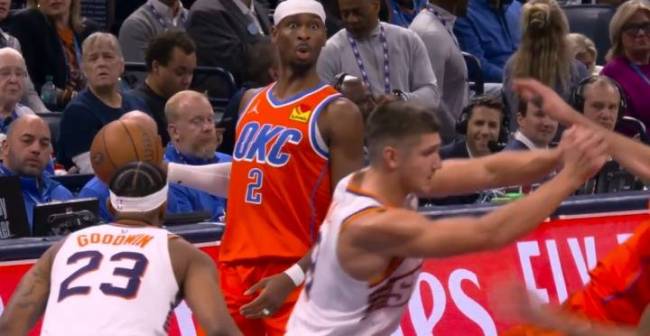 雷霆太阳冲突 情绪失控引发恶意犯规