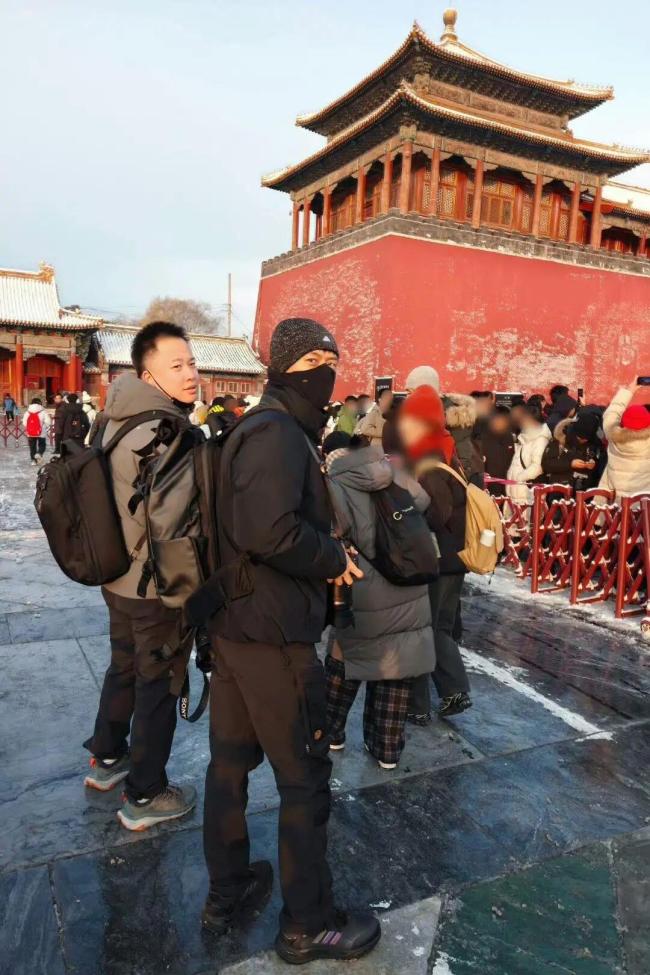 李现发布自己拍的雪后故宫 静谧美景引赞叹