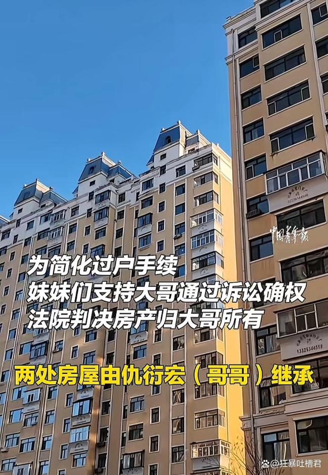 兄妹为了两套房“对簿公堂”