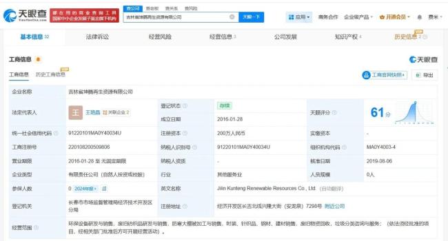 旧衣回收公司参保人数被发现为0，产业链