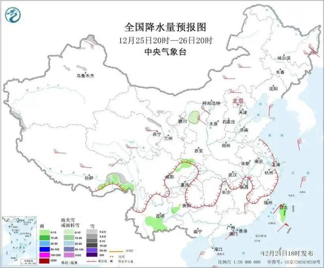 冷空气继续影响我国 东部南部海区大风警报