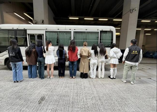 24名内地女子在港卖淫被拘捕 警方加强打击行动