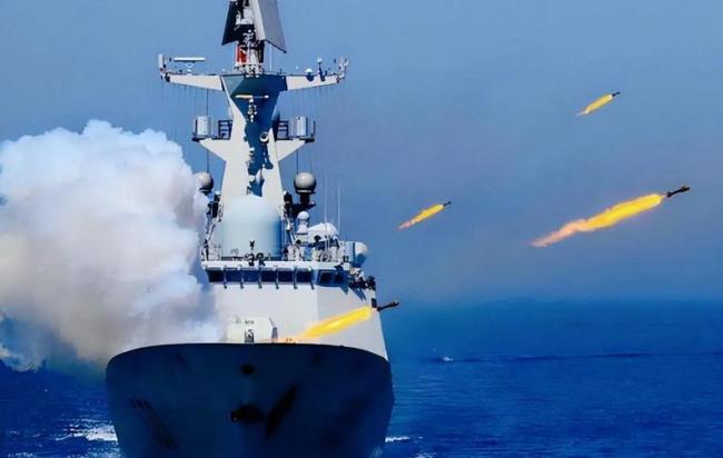 中国军号发布军演海报《补给断线》 围困战略威慑升级