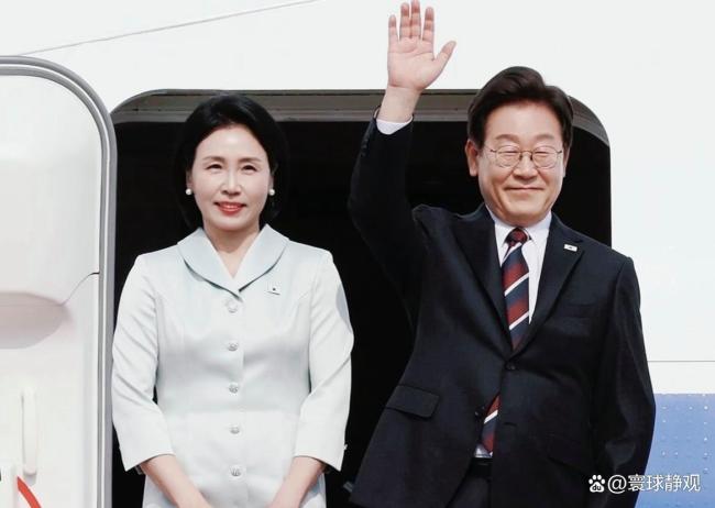 李在明夫妇在北京出席韩国侨界晚宴 韩服展现文化魅力