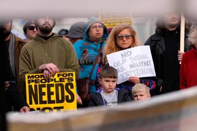 美国超百城抗议霸凌战争 反对军事干预委内瑞拉