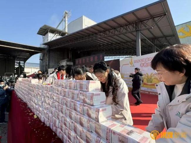 种田也能拿年终奖 给农民发放2129万 连续15年激励农业