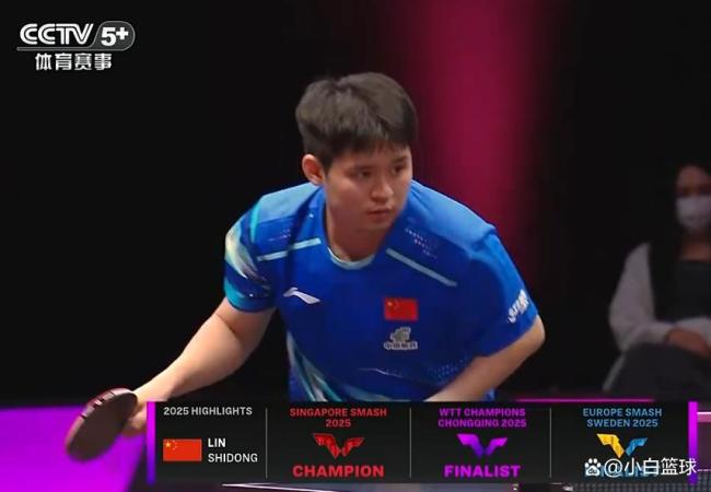 3-2！林诗栋晋级8强，王皓憔悴胡子拉碴 吃力取胜展施行力