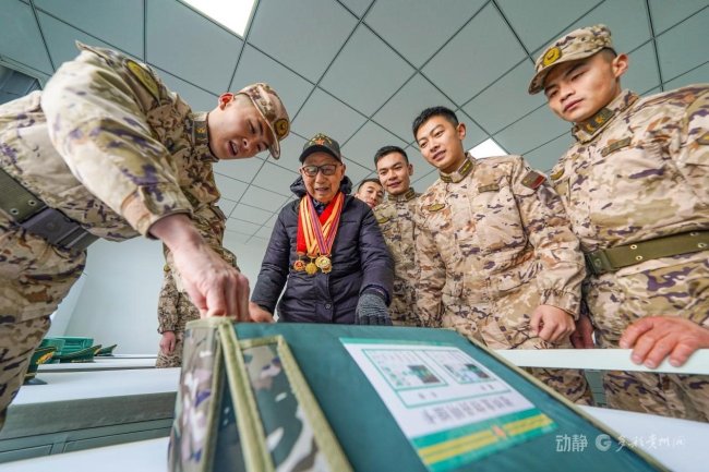 99岁抗美援朝老兵生日归队 红色精神接力传承