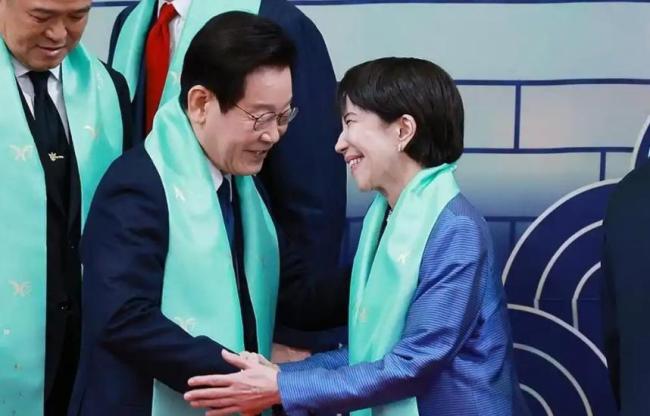 媒体：李在明用韩国方式和日本打交道 务实会谈引关注