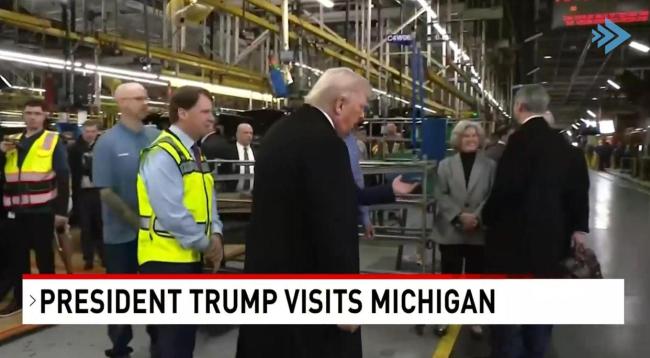 特朗普当着汽车大佬们面称让中企进来 外资建厂受鼓励