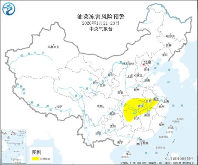 两部门发布冬小麦油菜冻害风险预警 寒潮来袭需防范
