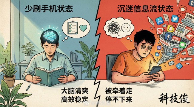 终于理解那些很少刷手机的人了！