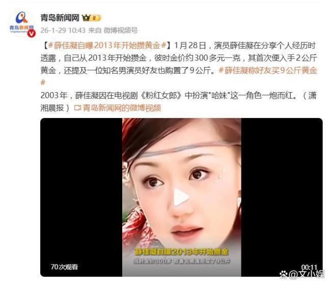 薛佳凝自曝2013年开动攒金