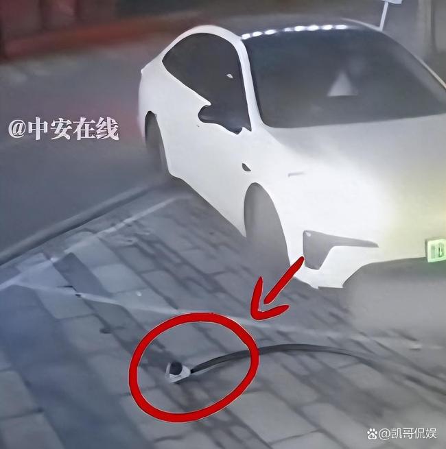 女子把充电枪扔地上碾压后续 公德心何在?