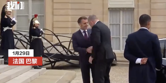 马克龙未戴墨镜有报道称其眼疾痊愈！