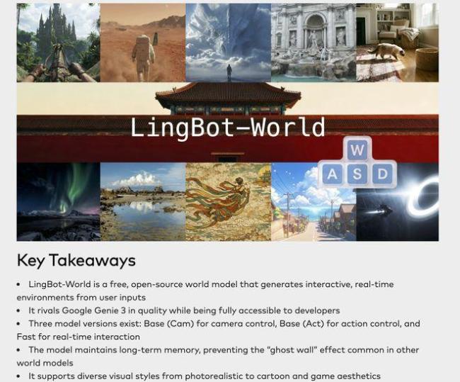 国产开源世界模型来了 蚂蚁灵波四连发
