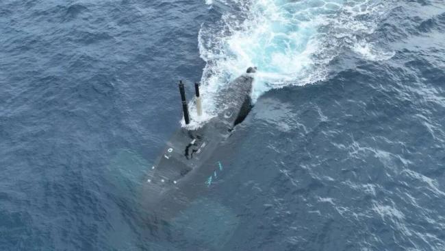 台湾省自制潜艇海鲲号海试 首艘自研潜艇展现实力