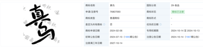 冻杨梅真乌梅冻杨真乌其实是商标™️ 商标™️命名引争议