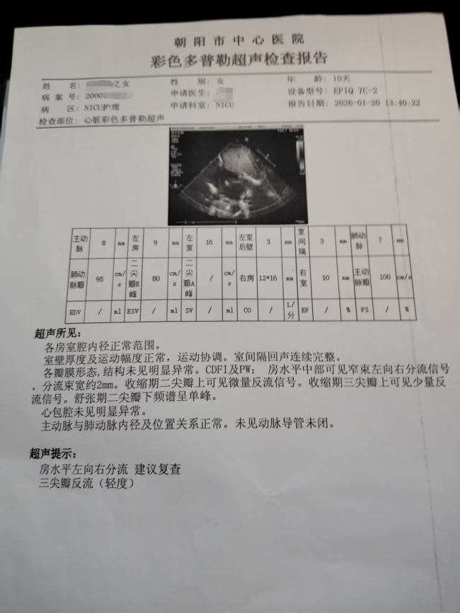 20多天女婴呛奶后心动过速进ICU 警车开道紧急救援