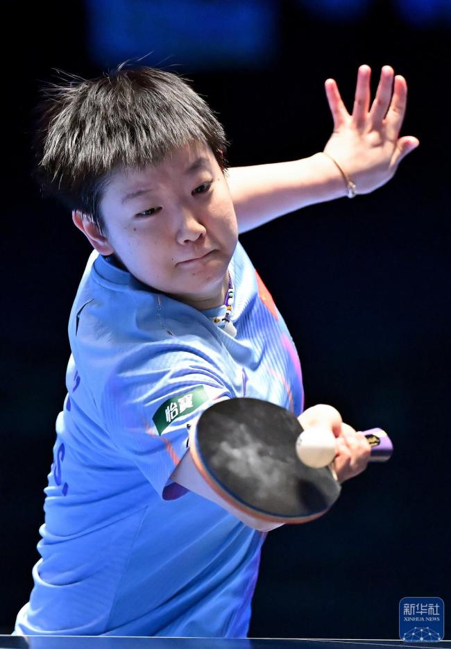 孙颖莎3:0战胜巴特拉