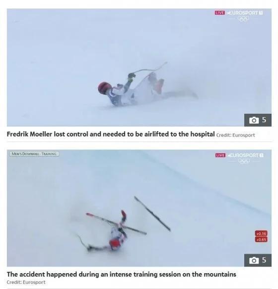 25岁滑雪名将考验撞山或缺席冬奥 肩伤影响参赛