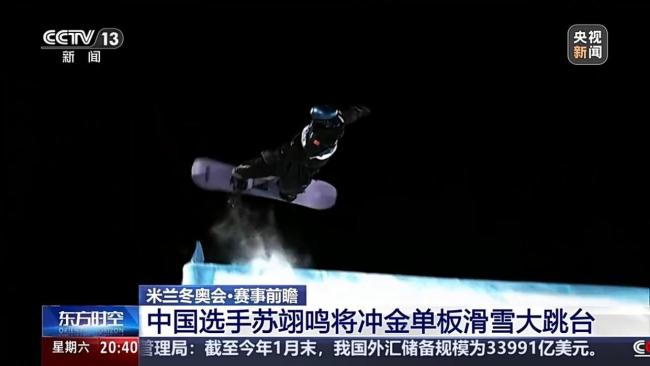 巅峰对决 苏翊鸣大跳台决赛冲金