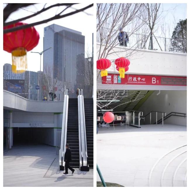 西安张家堡下千里广场明日投用 自在出行高效联通