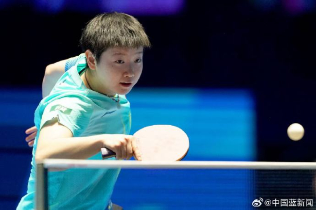 孙颖莎3:1金娜英赛后采访 逆转晋级显决心