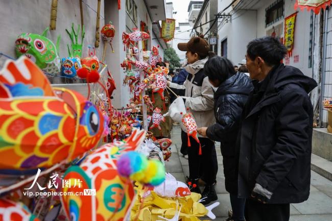 安徽歙县：古村年味浓