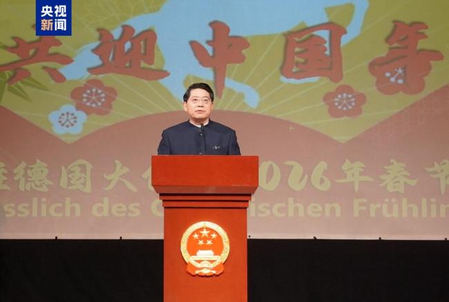 总台春晚宣传片亮相中国驻德国使领馆春节招待会