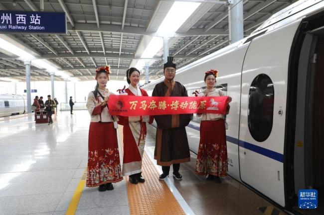 “高铁流动博物馆”G848次列车开行