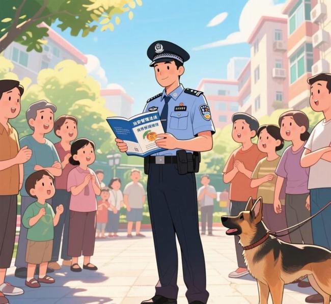 未牵绳边牧咬伤路人主人被行拘 新法首例处罚引发关注