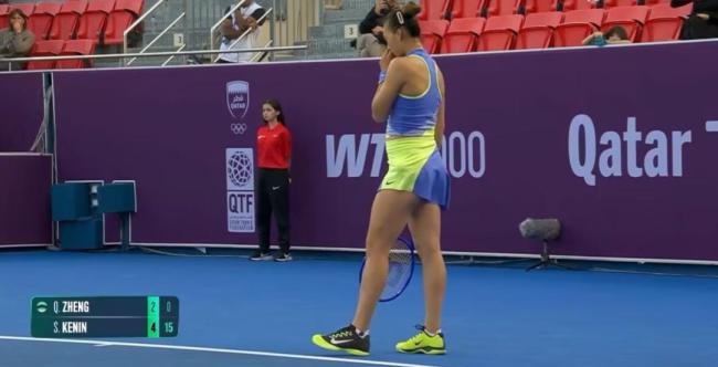 郑钦文复出首秀胜利