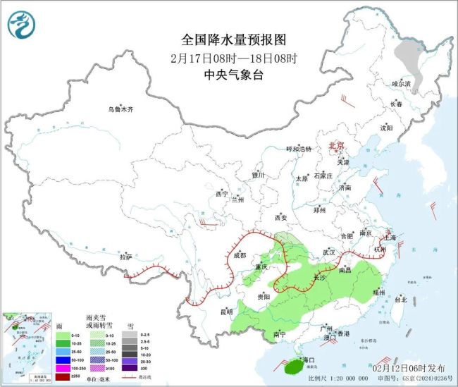 留意除夕前的这轮冷空气！降温幅度大！