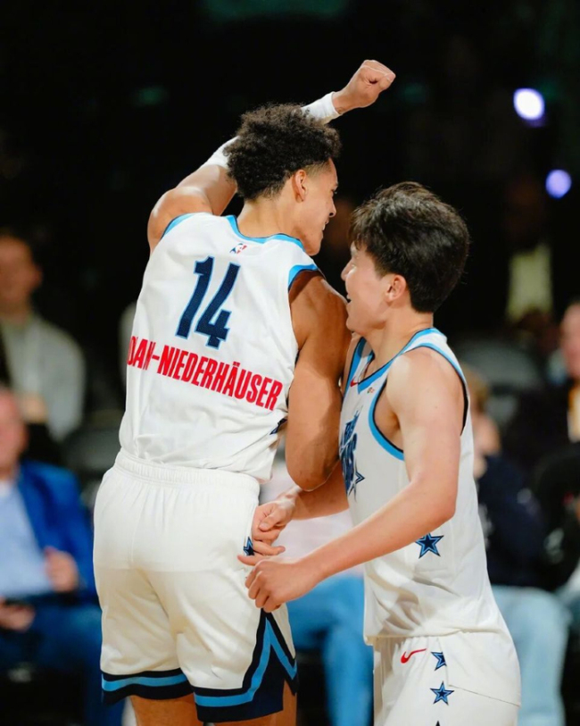 杨瀚森的赛季新高，是对位克林根