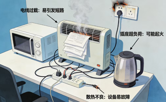 今天下班前别忘了做这件事 给办公室做安全“小体检”