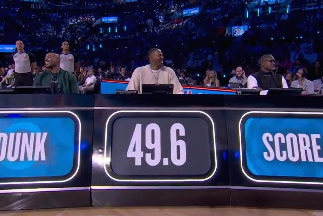 扣篮大赛 热火前锋凯沙德-约翰逊夺冠