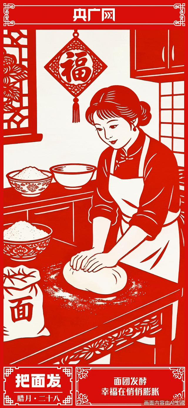 二十八 把面发 年味里的传承与祝福