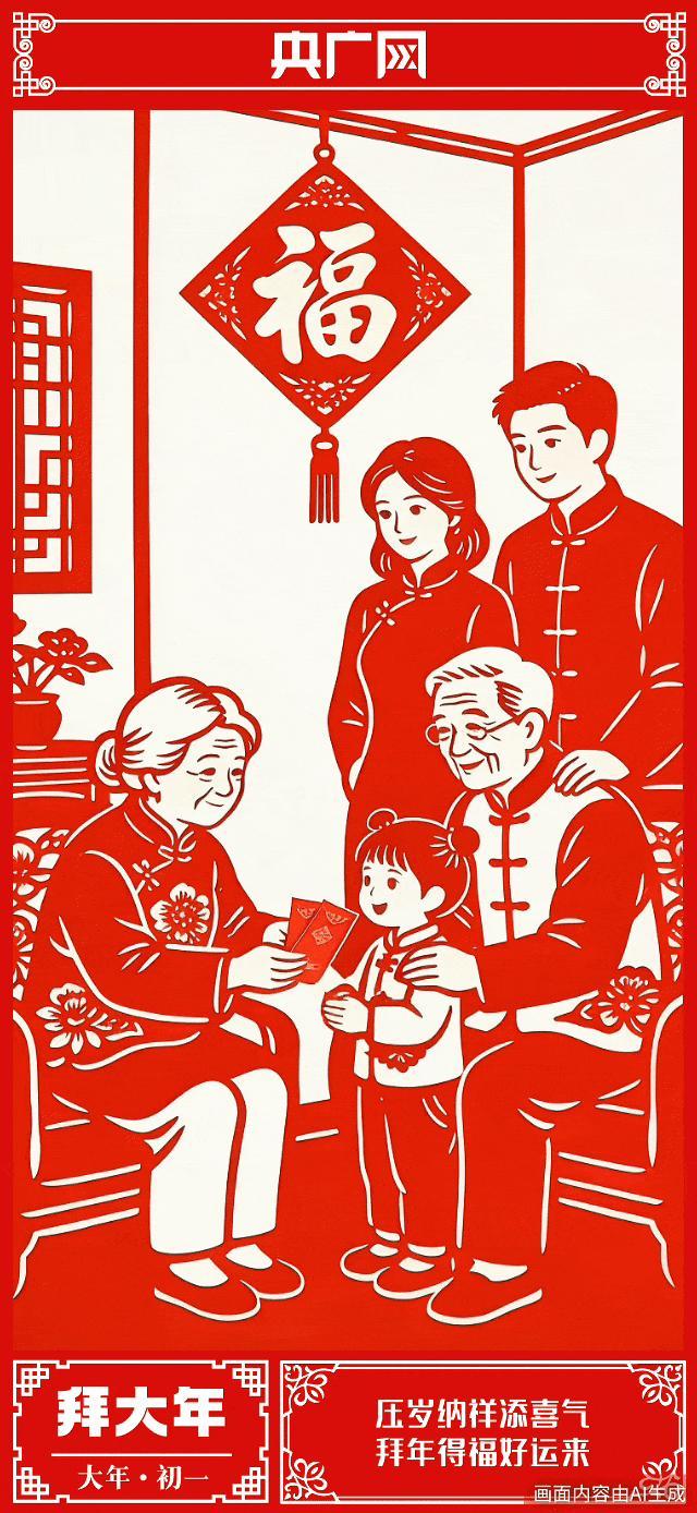 拜年 新春喜乐福满盈