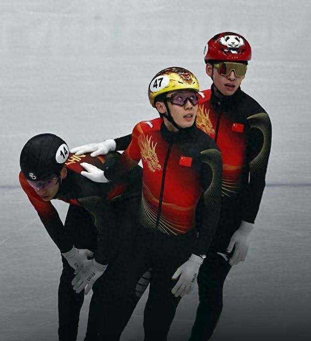 短道5000米接力中国队与意加匈同组