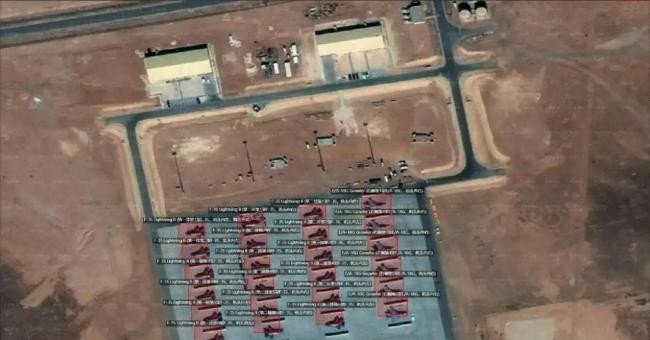 、卫星图像显示60余架美军机驻扎约旦基地 中东局势紧张升级