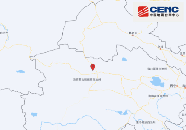 青海海西州直辖区发生3.6级地震