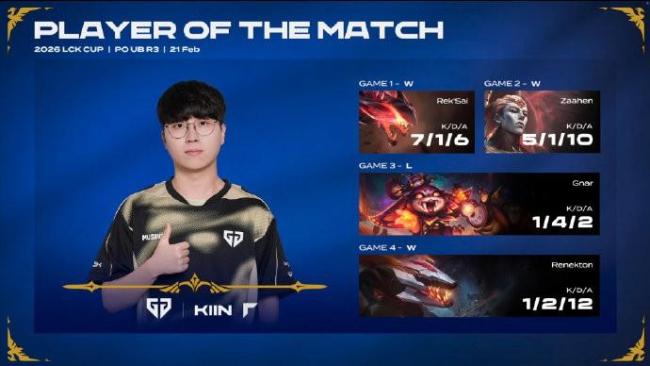 GEN晋级全球先锋赛 首获资格创历史