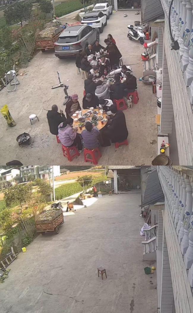 初一团聚初五只剩老人目送儿孙远行